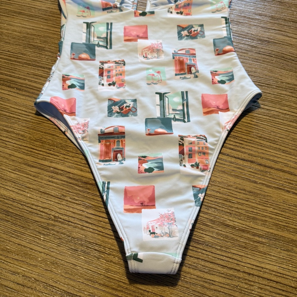 NWT Abercrombie & Fitch U-Wire One Piece Swimsuit - Picture 5 of 10